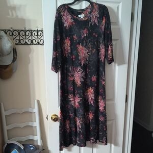 Alfred Dunner Dress 3/4 Sleeve